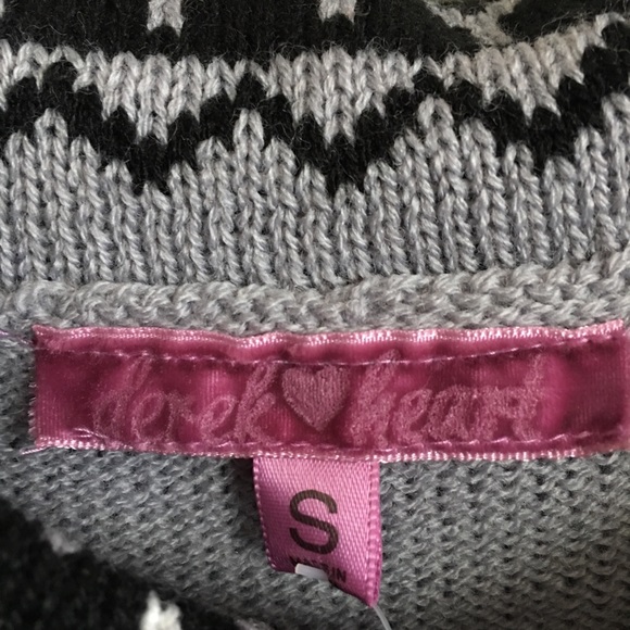 Derek Heart Sweater Knit Off Shoulder Dress SZ S - Picture 5 of 7